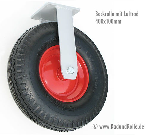 Bock-Rolle mit Luftrad Strasse 4.00/4.80-8