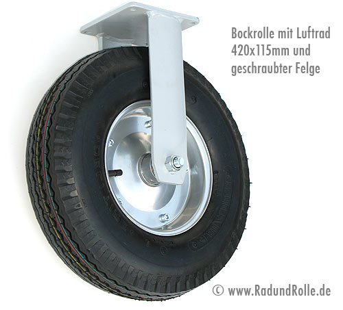 Bock-Rolle Stra&szlig;e 4.00/4.80-8 geschraubte Felge