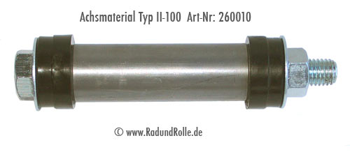 Achse 100 f. Schubkarre