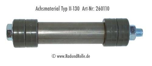 Achse Schubkarre 130