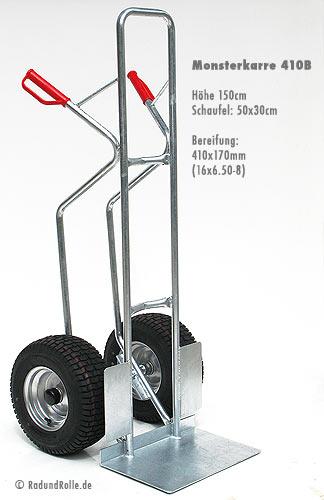 Stabile Gel&auml;nde Schwerlast Sackkarre 410B