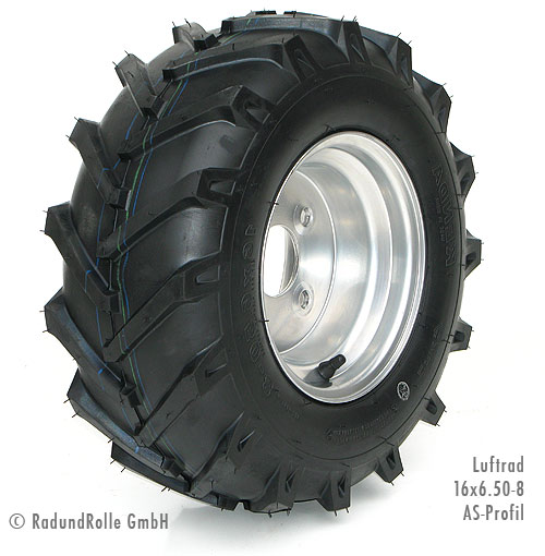Ackerschlepper-Profil 16x650-8 mit 4-Loch-Flansch